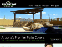 Tablet Screenshot of advantage-brands.com